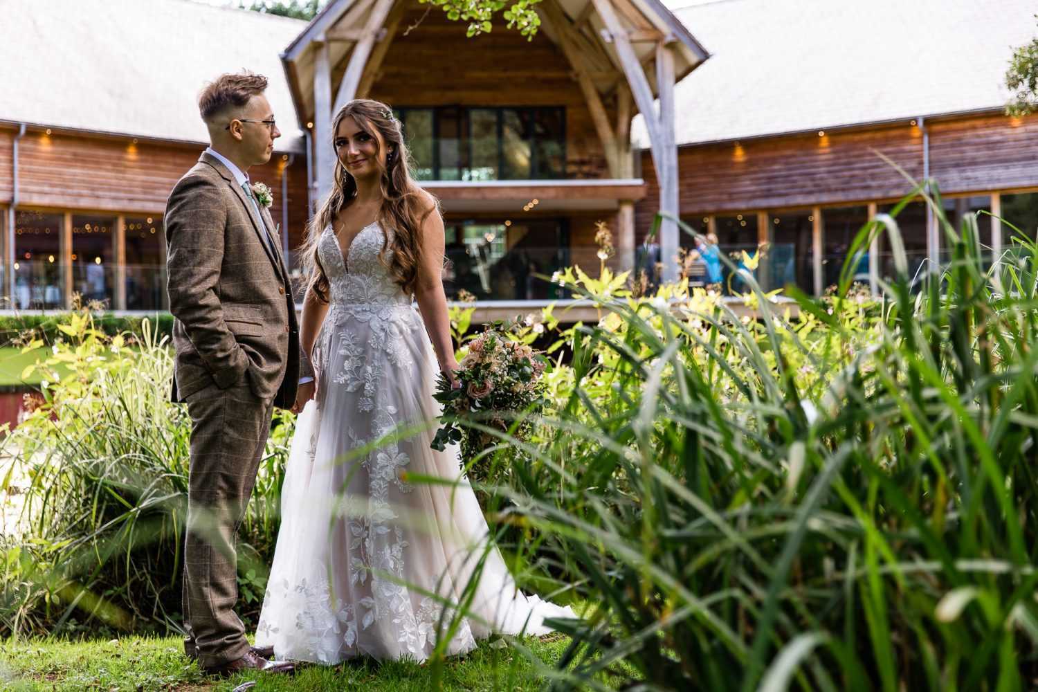 Charlie & Megan's West Midlands Wedding Photographer at The Mill Barns